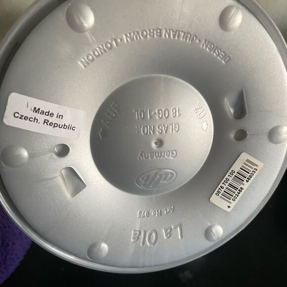 German alfi 'La Ola' Transparent Thermal Insulating Carafe Julian Brown Design - Picture 3 of 5